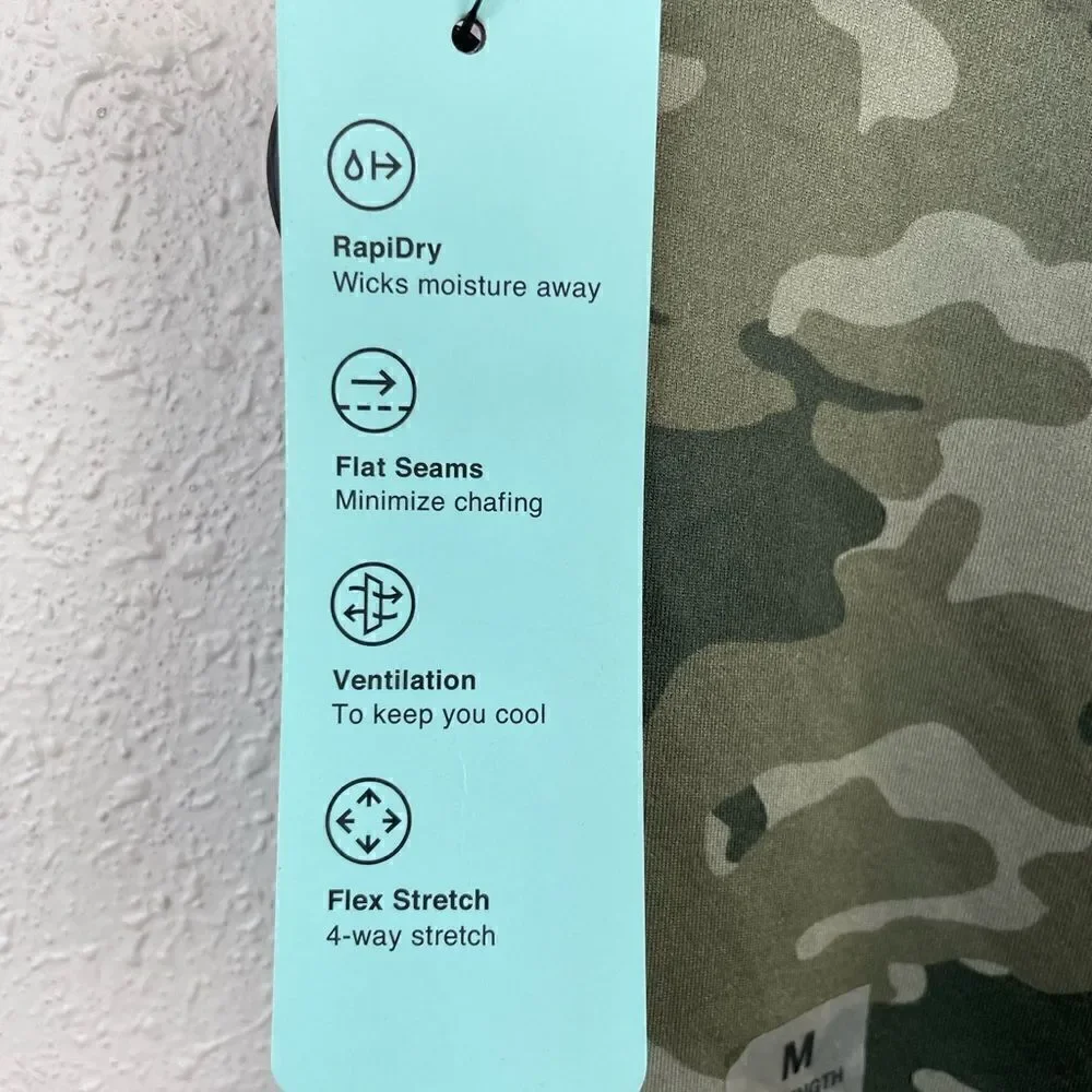 NWT Ideology Camo Athletic 7/8 Length High Rise Leggings Size M
